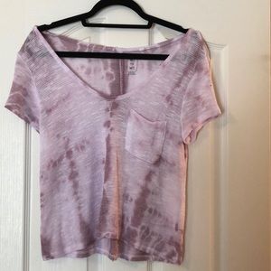 Pacsun purple/pink/white tie dye shirt